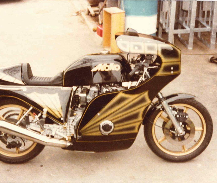 Konstruieren und herstellen von Motorrad-Chassis im Jahr 1978